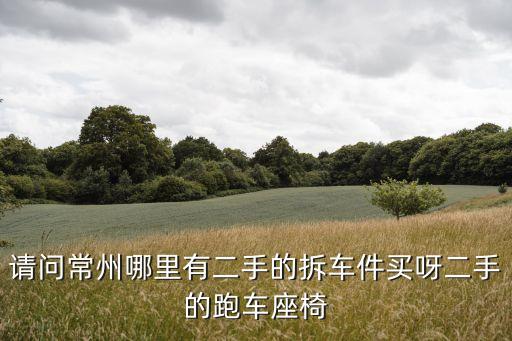 请问常州哪里有二手的拆车件买呀二手的跑车座椅