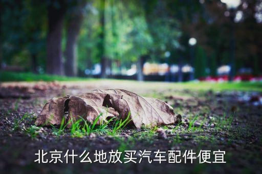 北京什么地放买汽车配件便宜