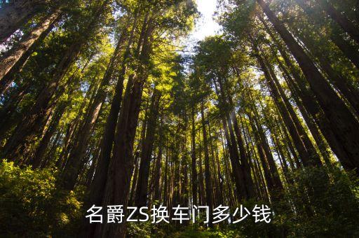 名爵ZS换车门多少钱