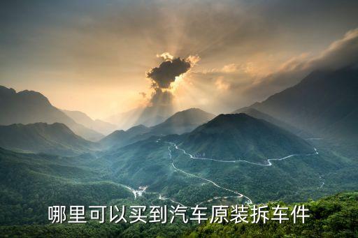 哪里可以买到汽车原装拆车件