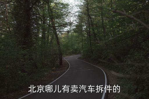 北京哪儿有卖汽车拆件的