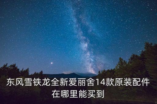 东风雪铁龙全新爱丽舍14款原装配件在哪里能买到
