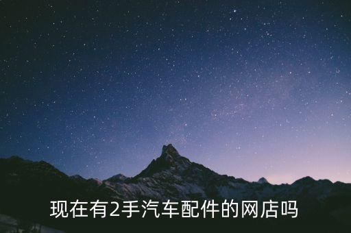 现在有2手汽车配件的网店吗