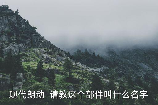 现代朗动汽车配件，现代朗动  请教这个部件叫什么名字
