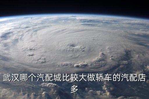 武汉哪个汽配城比较大做轿车的汽配店多