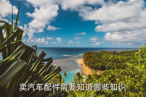 卖汽车配件需要知道哪些知识