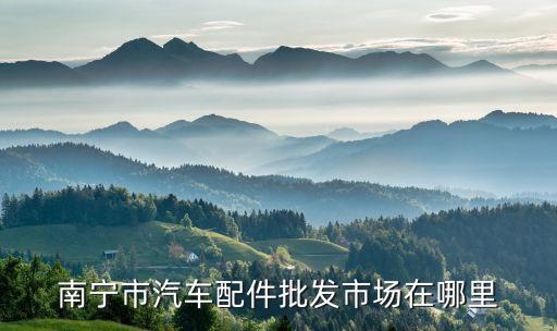 南宁市汽车配件批发市场在哪里