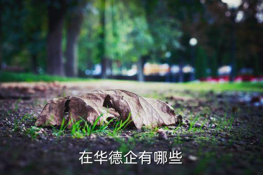 在华德企有哪些