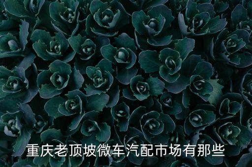 重庆老顶坡微车汽配市场有那些