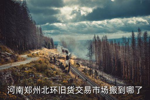 河南郑州北环旧货交易市场搬到哪了