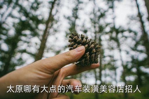 太原汽配招聘，太原哪有大点的汽车装潢美容店招人