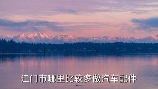 江门市哪里比较多做汽车配件
