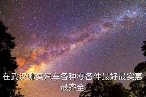 在武汉哪买汽车各种零备件最好最实惠最齐全