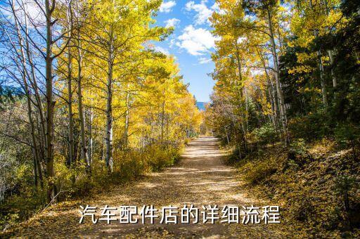 汽车配件店的详细流程