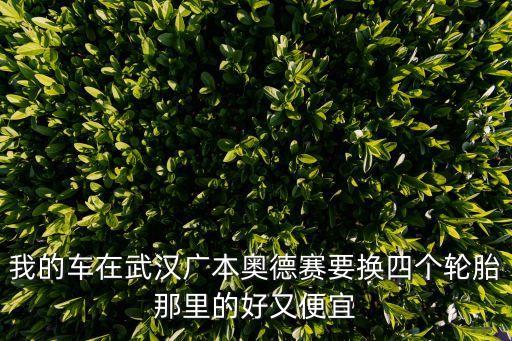 我的车在武汉广本奥德赛要换四个轮胎那里的好又便宜