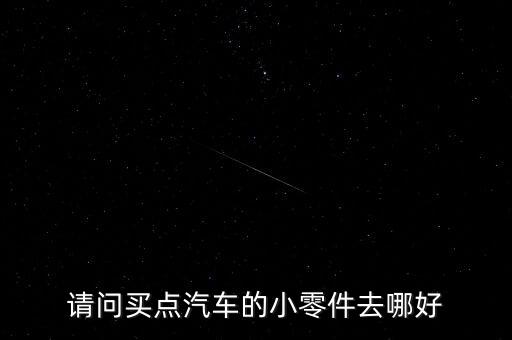 请问买点汽车的小零件去哪好