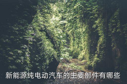 新能源纯电动汽车的主要部件有哪些