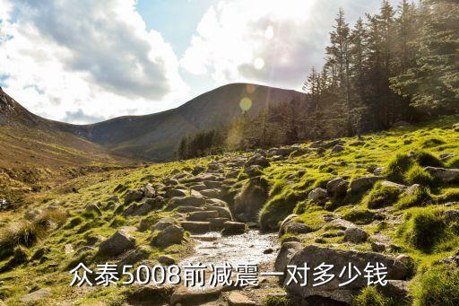 众泰5008前减震一对多少钱