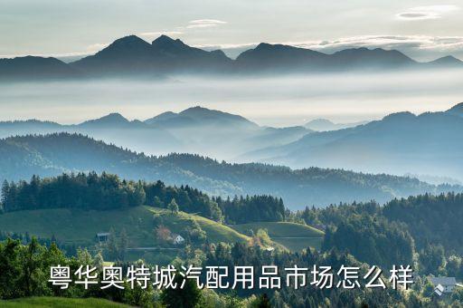 粤华奥特城汽配用品市场怎么样