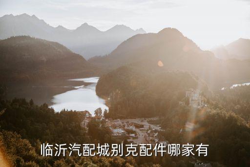 临沂汽配城别克配件哪家有