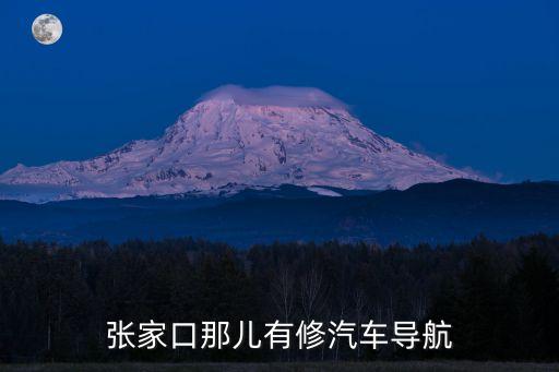 张家口那儿有修汽车导航