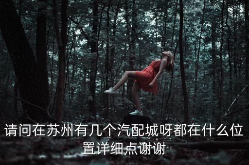 请问在苏州有几个汽配城呀都在什么位置详细点谢谢