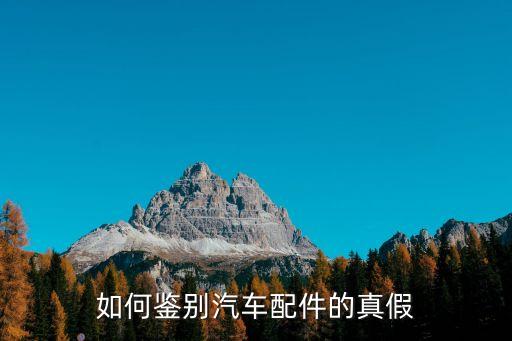 如何鉴别汽车配件的真假