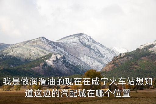 我是做润滑油的现在在咸宁火车站想知道这边的汽配城在哪个位置