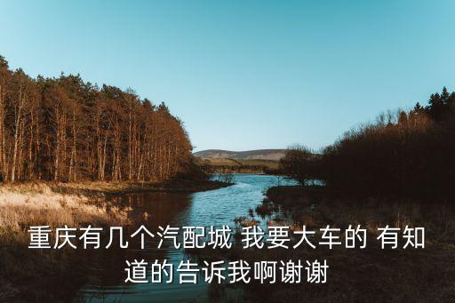 重庆西雅特汽车配件，重庆有几个汽配城 我要大车的 有知道的告诉我啊谢谢