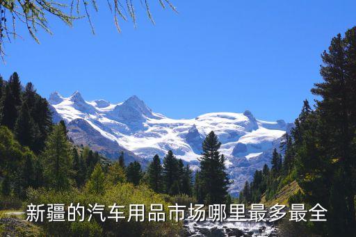 新疆的汽车用品市场哪里最多最全