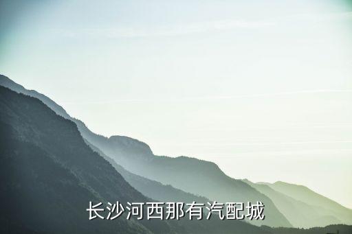 长沙河西那有汽配城