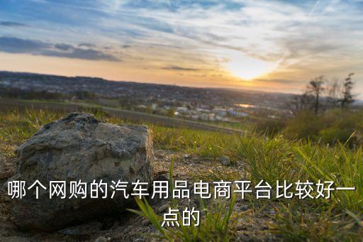 哪个网购的汽车用品电商平台比较好一点的