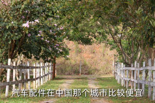 汽车配件在中国那个城市比较便宜