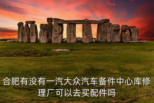 合肥有没有一汽大众汽车备件中心库修理厂可以去买配件吗