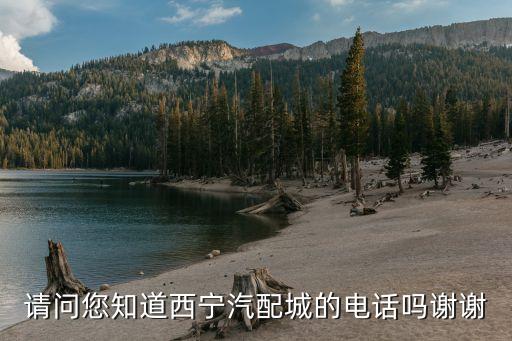 请问您知道西宁汽配城的电话吗谢谢