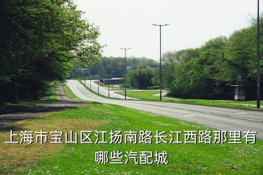 上海市宝山区江扬南路长江西路那里有哪些汽配城
