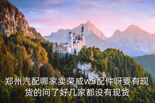 荣威w5汽车配件官网，郑州汽配哪家卖荣威w5配件呀要有现货的问了好几家都没有现货
