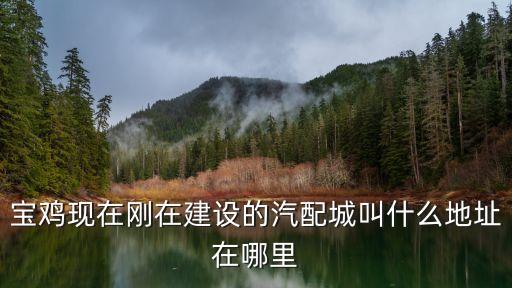 宝鸡市汽配城装饰城，宝鸡现在刚在建设的汽配城叫什么地址在哪里