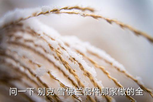 问一下 别克 雪佛兰配件那家做的全