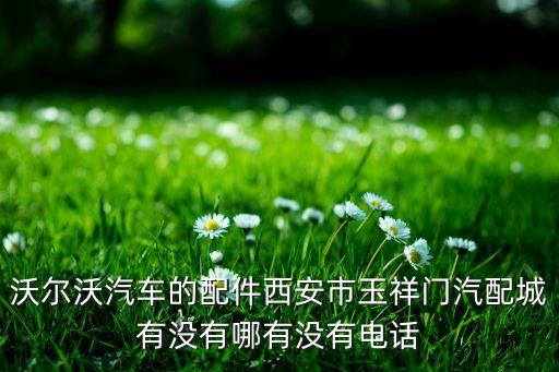沃尔沃汽车的配件西安市玉祥门汽配城有没有哪有没有电话