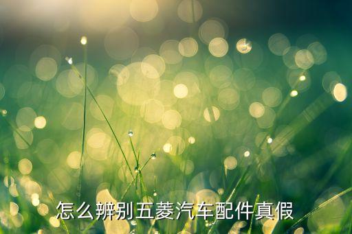 怎么辨别五菱汽车配件真假