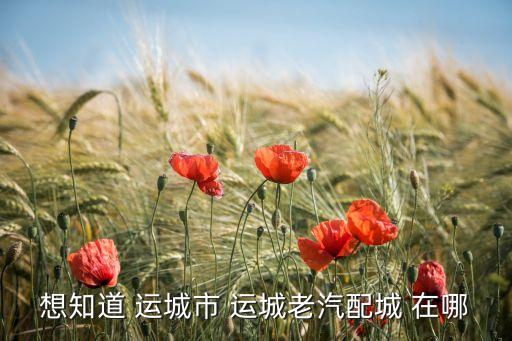 运城汽配城地址，山西运城汽车用品市场在哪里
