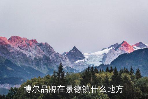 博尔品牌在景德镇什么地方