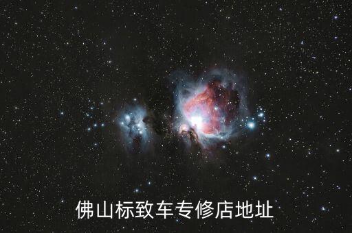 佛山标致车专修店地址