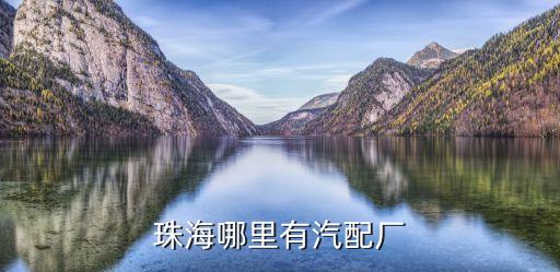 珠海哪里有汽配厂