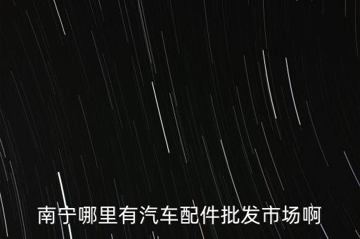 南宁哪里有汽车配件批发市场啊