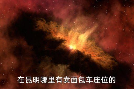 昆明金星汽配城新地址，在昆明哪里有卖面包车座位的