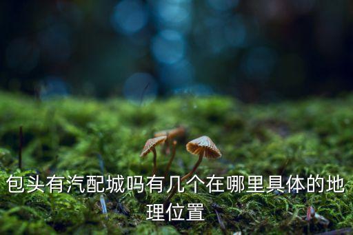 包头有汽配城吗有几个在哪里具体的地理位置