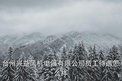 台州兴益风机电器有限公司员工待遇怎么样