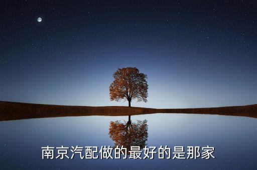 南京汽配做的最好的是那家